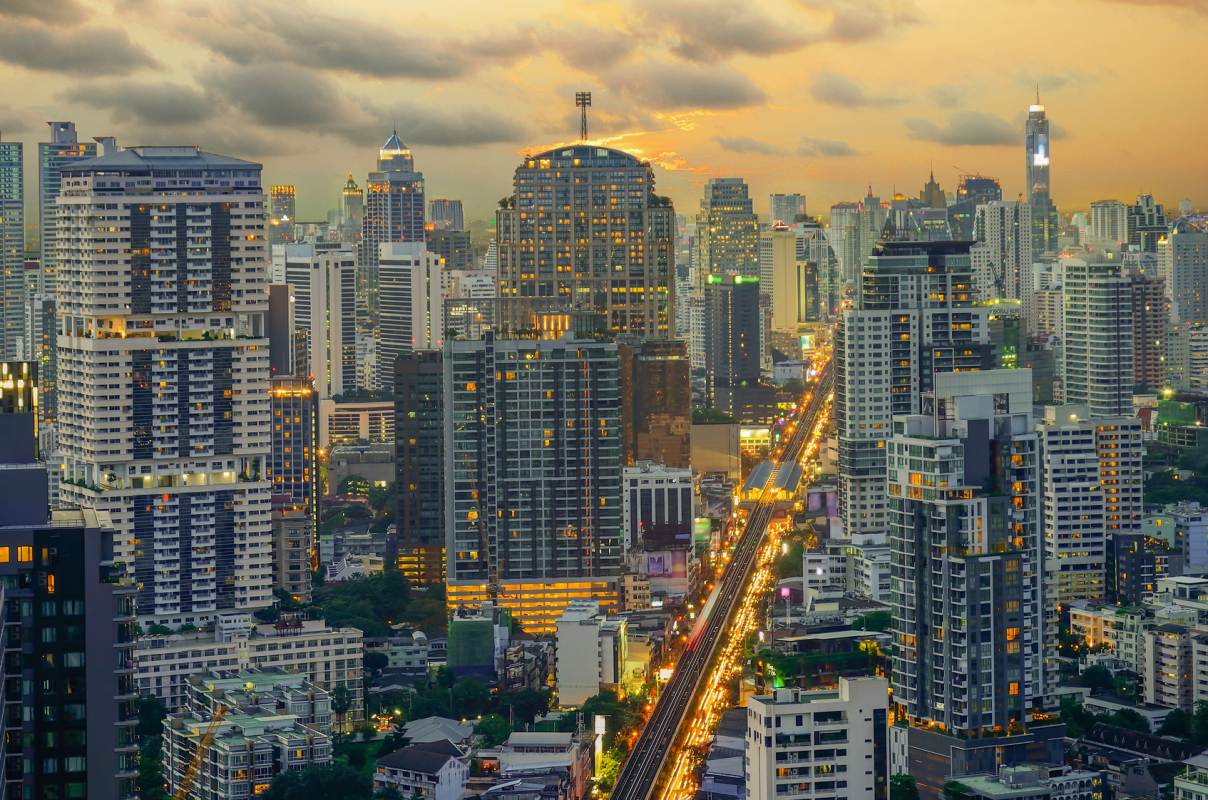 Main districts of Bangkok
