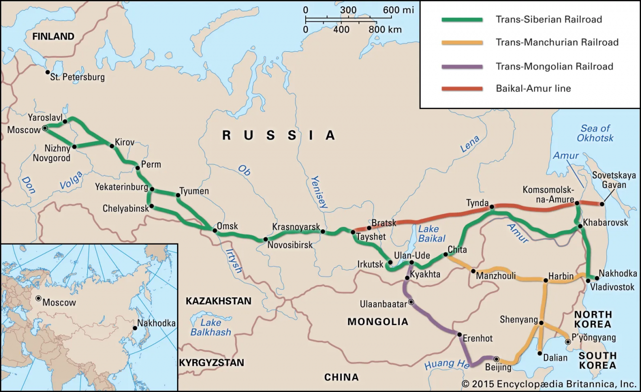 Brief Overview of the Trans-Siberian Railway